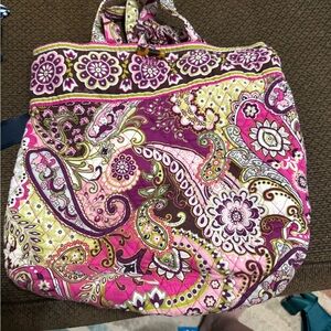 Vera Bradley Paisley Tote Bag - Pink and Purple